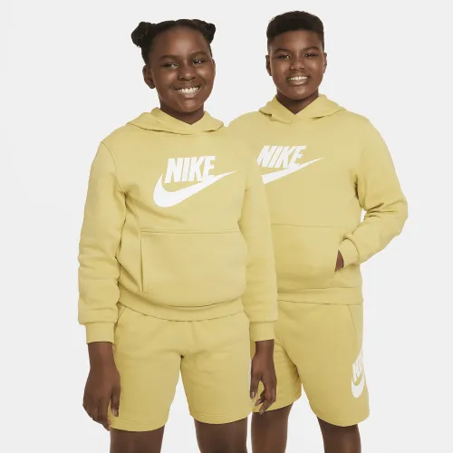 Nike Sportswear Club Fleece Big дитячі Толстовка з капюшоном (Extended Size) Yellow