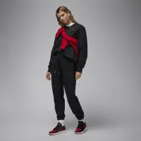 Nike Jordan Flight Fleece жіноча Pants колір чорний