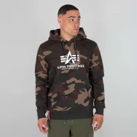 Кофта/футболка Alpha Industries Basic Hoody Camo 178312C408 - різнокольорова