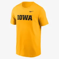 Iowa Hawkeyes Primetime Wordmark чоловічі Nike College футболка Yellow