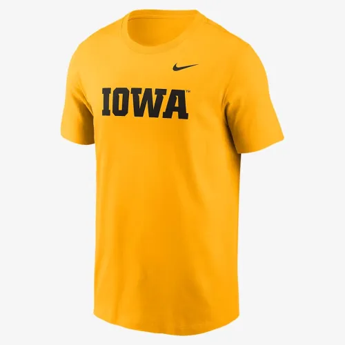 Iowa Hawkeyes Primetime Wordmark чоловічі Nike College футболка Yellow