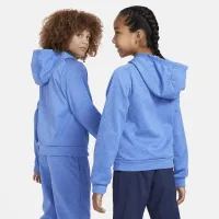 Nike Multi+ Big дитячі Therma-FIT Pullover Толстовка з капюшоном блакитний
