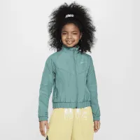 Nike Sportswear Windrunner Big детские (Girls') Loose Куртка цвет зеленый