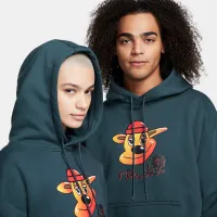 Nike SB Fleece Pullover Skate Толстовка с капюшоном цвет зеленый