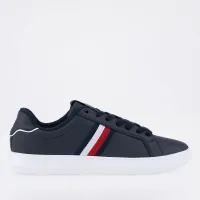 Кроссовки Tommy Hilfiger Corporate Leather Cup Stripes FM0FM04732-DW5 - Cиний