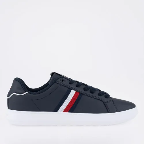 Кроссовки Tommy Hilfiger Corporate Leather Cup Stripes FM0FM04732-DW5 - Cиний