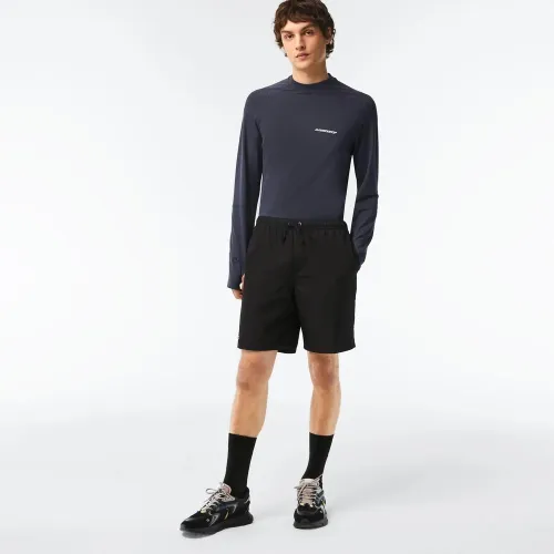Шорти Lacoste Erkek Classic Fit Beyaz Sort GH353T-031 - Чорні