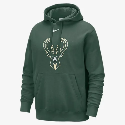 Milwaukee Bucks Club чоловічі Nike NBA Pullover Толстовка з капюшоном колір зелений