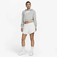 Nike Sportswear жіноча З високою талією French Terry шорти колір коричневий