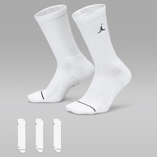 Nike Jordan Everyday Crew носки (3 пары) цвет белый