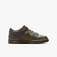 Nike Dunk Low Big детские Кроссовки цвет зеленый