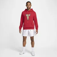 Kobe чоловічі Nike Dri-FIT Pullover баскетбольні Толстовка з капюшоном колір червоний