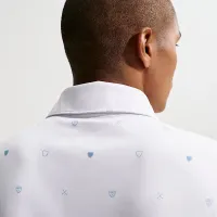 Nike Par мужские Dri-FIT Short-Sleeve для гольфа Polo цвет белый
