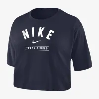 Nike женская Dri-FIT Cropped Track & Field футболка синий