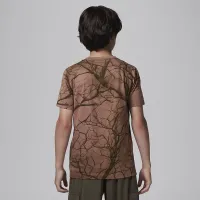 Nike Jordan Big детские Family Tree Printed футболка цвет коричневый