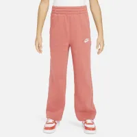 Nike Sportswear Club Fleece Big дитячі (Girls') Wide-Leg Pants колір червоний