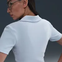 Nike Sportswear Essential женская Short-Sleeve Polo Top синий