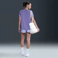 Nike Dri-FIT женская футболка цвет фиолетовый