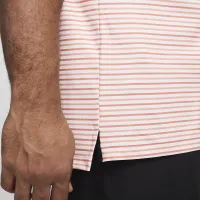 Nike Tour мужские Dri-FIT Striped для гольфа Polo Orange