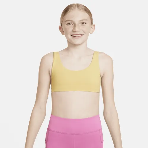 Nike Alate All U Big детские (Girls') Sports Bra Yellow