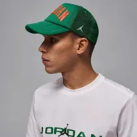 Nike Jordan Big детские Foam Trucker Hat цвет зеленый