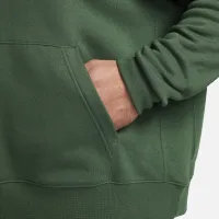 Nike Club Fleece мужские Patch Pullover Толстовка с капюшоном цвет зеленый