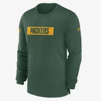 цвет зеленый Bay Packers Sideline Player Team Issue Men’s Nike Dri-FIT Long-Sleeve Top цвет зеленый
