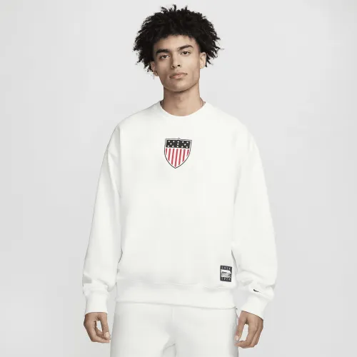 Team USA Solo Swoosh чоловічі Nike Crew-Neck світшот колір білий