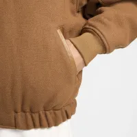 Nike Solo Swoosh чоловічі Wool Varsity Куртка колір коричневий