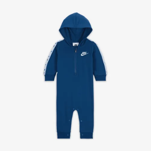 Nike Sportswear Club Baby (0-9M) French Terry Coverall блакитний