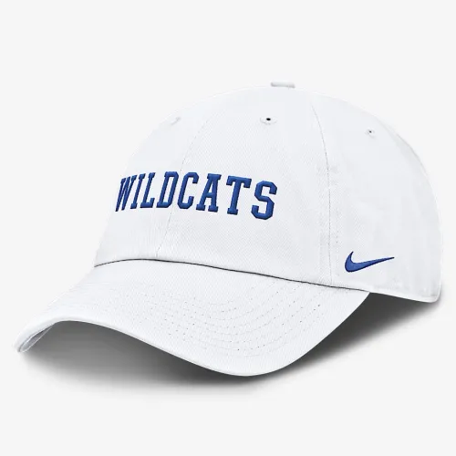 Kentucky Wildcats Core Club Mascot Wordmark мужские Nike College Adjustable Hat цвет белый