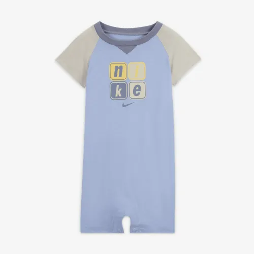 Nike Baby (0-9M) Short Romper синий
