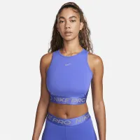 Nike Pro Dri-FIT жіноча Cropped Tank Top блакитний