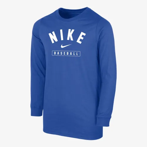 Nike Baseball Big дитячі (для хлопчиків) Long-Sleeve футболка блакитний