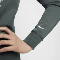 Nike Sportswear Club Fleece женская Crew-Neck свитшот цвет зеленый