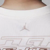Nike Jordan MVP Big детские Dri-FIT Motorsports Long Sleeve Jersey футболка цвет белый