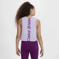 Nike Pro Girls' Dri-FIT тренувальні Tank Top колір фіолетовий
