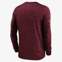 San Francisco 49ers Sideline Velocity мужские Nike Dri-FIT NFL Long-Sleeve футболка цвет красный