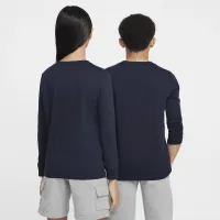 Nike Sportswear Big детские Long-Sleeve футболка синий