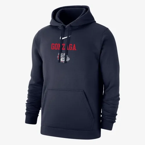 Gonzaga Club Fleece чоловічі Nike College Толстовка з капюшоном блакитний