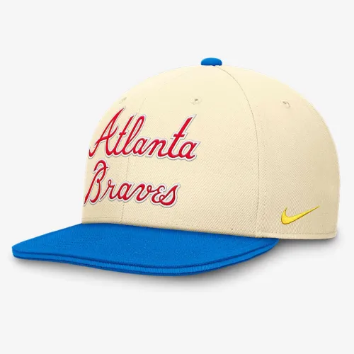 Atlanta Braves Photo Pro чоловічі Nike Dri-FIT MLB Adjustable Hat колір білий