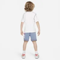 Nike Sportswear Reimagine Little дитячі French Terry шорти комплект блакитний