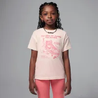 Nike Jordan Little детские Graphic футболка Pink