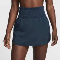 Nike One жіноча Dri-FIT Ultra З високою талією Skort блакитний