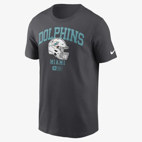 Miami Dolphins Helmet Essential чоловічі Nike NFL футболка колір сірий