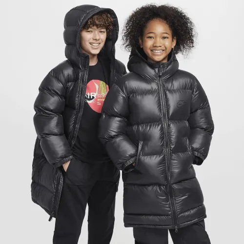 Nike Sportswear Heavyweight Synthetic Fill EasyOn Big дитячі Therma-FIT Repel Loose Hooded Parka колір чорний