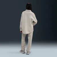 Nike Sportswear Phoenix Fleece женская оверсайз Shirt Куртка цвет коричневый