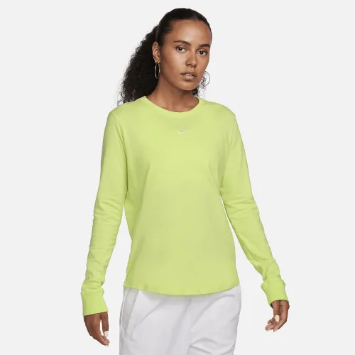 Nike Sportswear Premium Essentials женская Long-Sleeve футболка Yellow