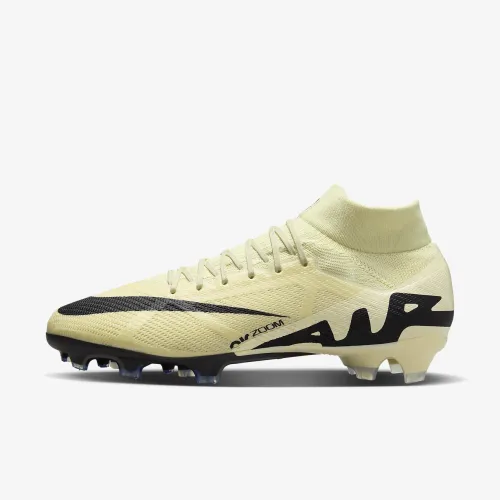 Nike Mercurial Superfly 9 Pro Firm-Ground High-Top футбольные бутсы Yellow
