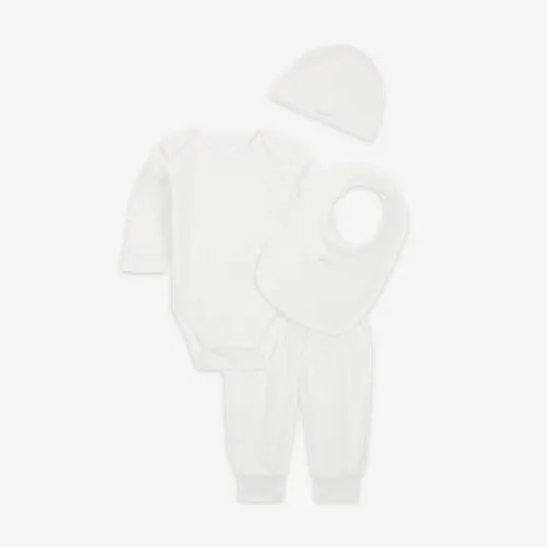 Nike 4-Piece Velour Embossed Swoosh Boxed набор Baby 4-Piece Bodysuit набор цвет белый